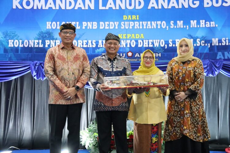 Kapolda Kaltara Hadiri Acara Kenal Pamit Danlanud Anang Busra, Wujud Sinergi TNI-POLRI