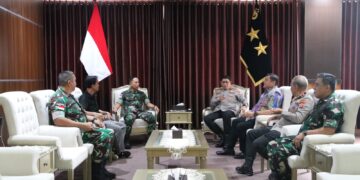 Perkuat Sinergi dan Kolaborasi Antar Instansi, Danrem 092/Maharajalila Kunjungi Polda Kaltara