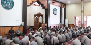 Polda Kaltara Konsisten Gelar Binrohtal, Perkuat Mental dan Spiritual Personel Polri