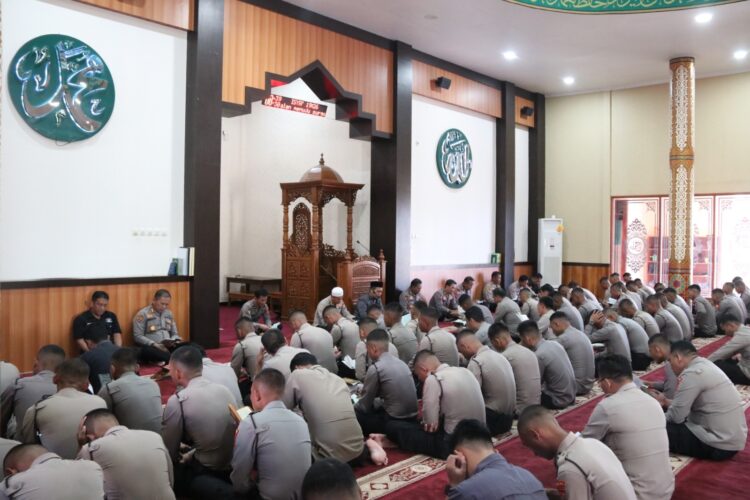 Polda Kaltara Konsisten Gelar Binrohtal, Perkuat Mental dan Spiritual Personel Polri