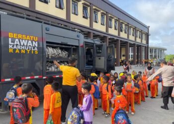 Ditsamapta Polda Kaltara Terima Kunjungan Edukatif dari PAUD KB Damai Rahayu