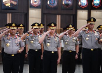 27 Pati Polri Naik Pangkat, Kapolda Kaltara Emban Bintang 2 Dibahu