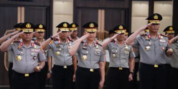 27 Pati Polri Naik Pangkat, Kapolda Kaltara Emban Bintang 2 Dibahu