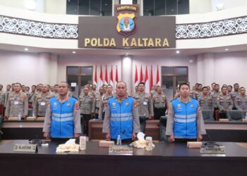 Wakapolda Kaltara Pimpin Acara Pengambilan Sumpah dan Pakta Integritas Seleksi Pendidikan Polri