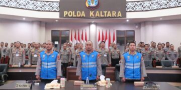 Wakapolda Kaltara Pimpin Acara Pengambilan Sumpah dan Pakta Integritas Seleksi Pendidikan Polri