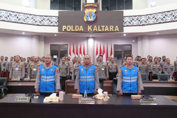 Wakapolda Kaltara Pimpin Acara Pengambilan Sumpah dan Pakta Integritas Seleksi Pendidikan Polri