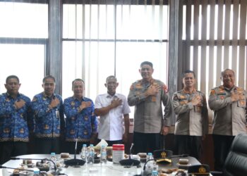 Perkuat Sinergitas, Kapolda Kaltara Kunjungi Bupati Bulungan di Kantornya