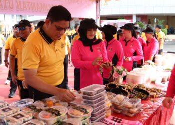 Polwan Polda Kaltara Gelar Olahraga Bersama dan Bazaar UMKM dalam Puncak Peringatan Hari Jadi Polwan ke-77