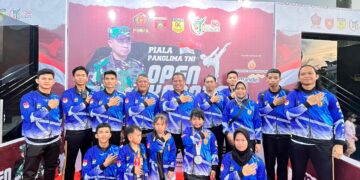 Personel Polda Kaltara Raih Prestasi Gemilang Dalam Kejuaraan Open Karate Piala Panglima TNI Tahun 2025