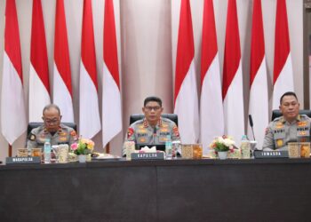 Kapolda Kaltara Pimpin Anev Triwulan III 2025, Tekankan Soliditas dan Percepatan Kinerja