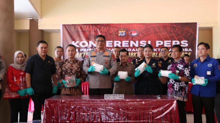 3 LP, Sabu 3,9 Kg Berhasil Dimusnakan Polda Kaltara
