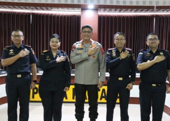 Kapolda Kaltara Terima Kunjungan Kepala Bea & Cukai Kaltimtara