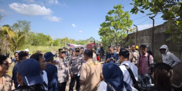 Polres Tarakan Monitoring Mediasi Aksi Protes Warga di Sekitar PT. PRI Tarakan Utara
