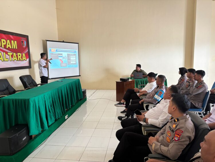 Pelaksanaan Sosialisasi Program Quick Wins Akselerasi Transformasi Polri oleh Bidpropam Polda Kaltara