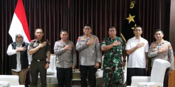 Kapolda Kaltara Terima Kunjungan Tim Pokja Keamanan dan Ketertiban Kawasan Hutan