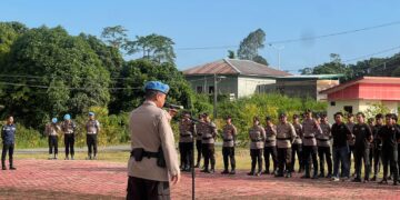 Pimpin Apel Pagi dan Operasi Gaktibplin, Kabidpropam Polda Kaltara Tegaskan Komitmen Disiplin di Polres Tana Tidung