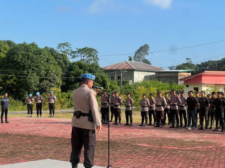 Pimpin Apel Pagi dan Operasi Gaktibplin, Kabidpropam Polda Kaltara Tegaskan Komitmen Disiplin di Polres Tana Tidung