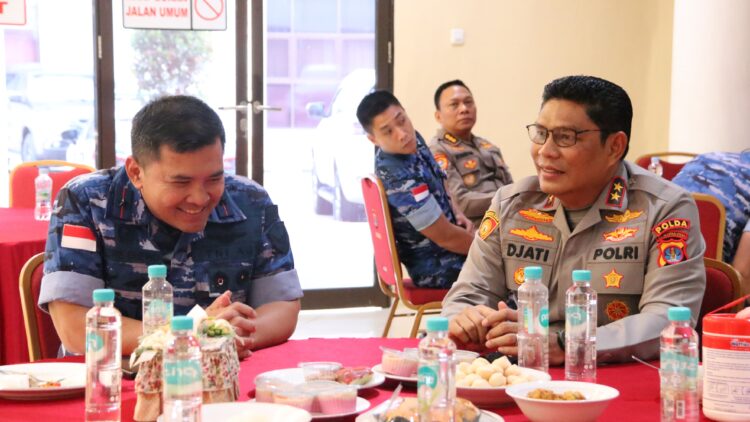 Perkuat Sinergi, Danlanud Anang Busra Silaturahmi dengan Kapolda Kaltara