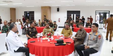 Kapolda Hadiri Silahturahmi Pemprov Kaltara, Forkopimda dan Ramah Tamah dengan Kajati Baru