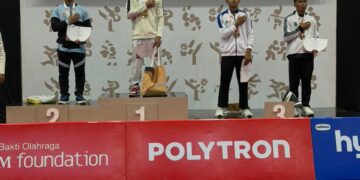 Bripda Muhammad Sukamto, Personel Satbrimobda Polda Kaltara Berhasil Meraih Medali Perunggu di Kejuaraan Wushu PON Beladiri 2025