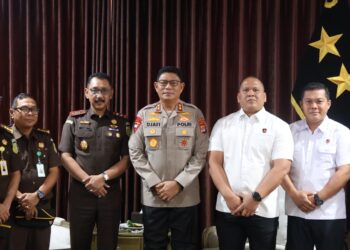 Silaturahmi, Kapolda Kaltara Terima Kunjungan  Kajati Kaltara