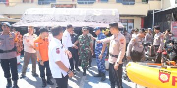 Serius Tangani Bencana, Polres Tarakan Gelar Apel Kesiapan Tanggap Darurat