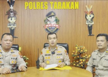 Polres Tarakan Berhasil Data 12 Titik Terdampak Gempa