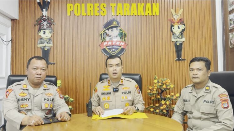 Polres Tarakan Berhasil Data 12 Titik Terdampak Gempa