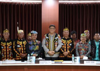 Kapolda Kaltara Terima Audiensi Dewan Adat Dayak Agabag, Perkuat Sinergi Jaga Perbatasan