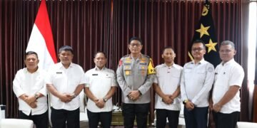 Kapolda Kaltara Terima Kunjungan Silaturahmi Dari Kakanwil BPN Provinsi Kaltara Beserta Jajaran