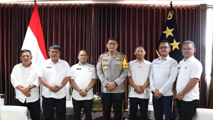 Kapolda Kaltara Terima Kunjungan Silaturahmi Dari Kakanwil BPN Provinsi Kaltara Beserta Jajaran