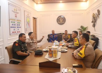 Polres Tarakan Terima Kunjungan Silaturahmi Malaysian Military Liaison Officer (MMLO)