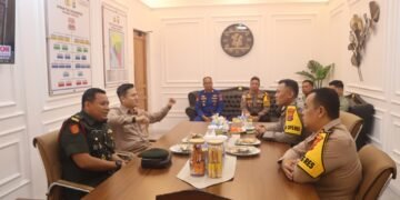 Polres Tarakan Terima Kunjungan Silaturahmi Malaysian Military Liaison Officer (MMLO)
