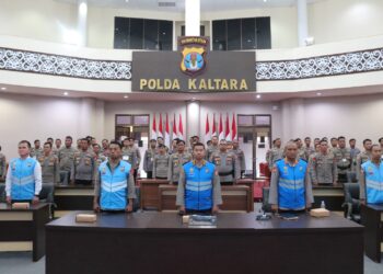 Polda Kaltara Ikuti Sumpah dan Pakta Integritas Seleksi SPPK