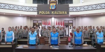 Polda Kaltara Ikuti Sumpah dan Pakta Integritas Seleksi SPPK