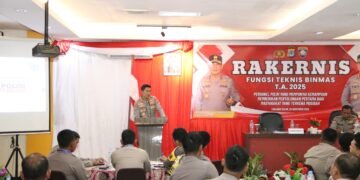 Rakernis Fungsi Teknis Binmas, Ditbinmas Polda Kaltara Perkuat Peran “Polisi Penolong”