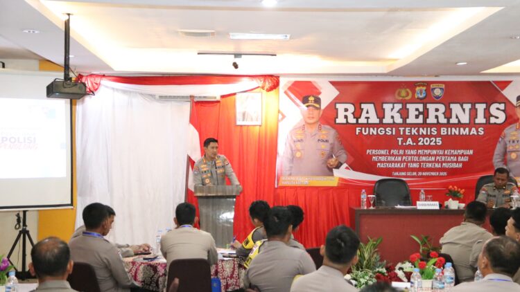 Rakernis Fungsi Teknis Binmas, Ditbinmas Polda Kaltara Perkuat Peran “Polisi Penolong”