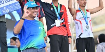 Personel Polda Kaltara Raih Podium di Lomba Lari Kaltara Begimpor Malom 2025