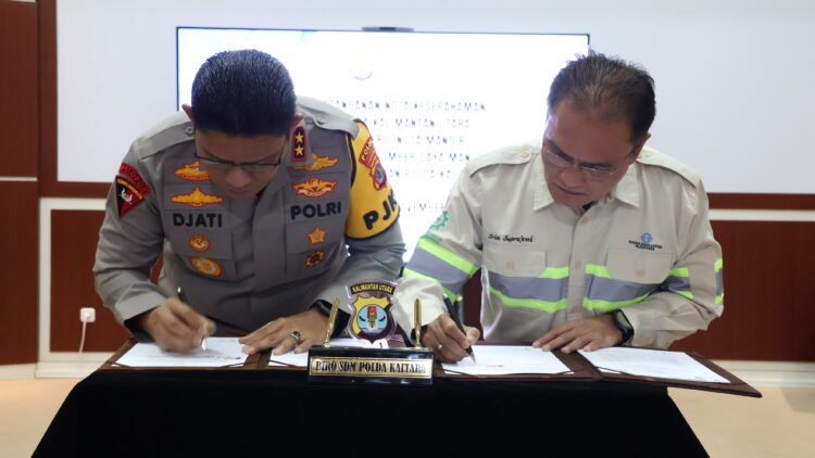 Tingkatkan SDM PNPP, Polda Kaltara dan PT ENM Teken Nota Kesepahaman