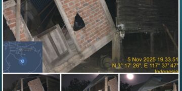 Gempa 25 Detik, Polres Tarakan Perkirakan Kerugian Capai Ratusan Juta