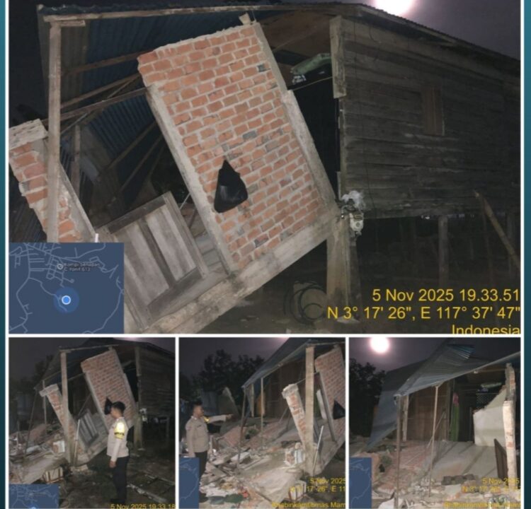 Gempa 25 Detik, Polres Tarakan Perkirakan Kerugian Capai Ratusan Juta