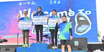 Polwan Polda Kaltara Raih Juara 3 Pada Perlombaan Kaltara Begimpor Run 2025 Kategori Wanita TNI/Polri 10K