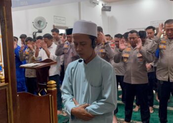 Syukuran HUT Ke-75 Polairud Polda Kaltara, Gelar Sholat Ghaib, Istighosah, dan Doa Bersama untuk Korban Bencana