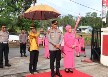Kunjungan Kerja Kapolda ke Polres Nunukan, Tekankan Pengawasan Perbatasan dan Pelayanan Publik
