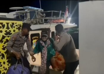 Dapati SB ANTASENA Terombang Ambing, Rombongan Kapolda Kaltara Putar Balik