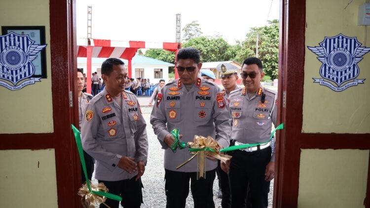 Kunker Kapolda Kaltara di Polres Tana Tidung, Resmikan Fasilitas Layanan Public