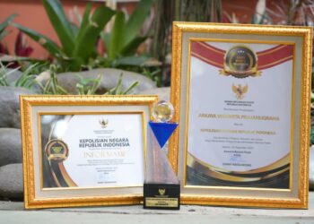 Dinobatkan sebagai Badan Publik Terbaik Nasional, Polri Raih Arkaya Wiwarta Prajanugraha dalam Monev KIP 2025