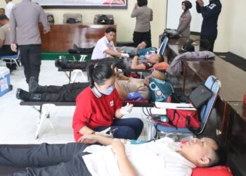 Polda Kaltara Gelar Bakti Sosial Donor Darah Sambut Natal