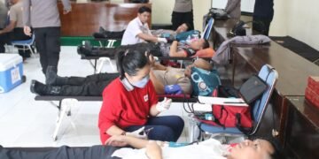 Polda Kaltara Gelar Bakti Sosial Donor Darah Sambut Natal