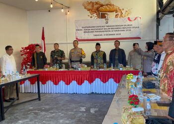 Jelang Nataru, Kapolres Tarakan Laksanakan Silaturahmi Bersama Tokoh Masyarakat